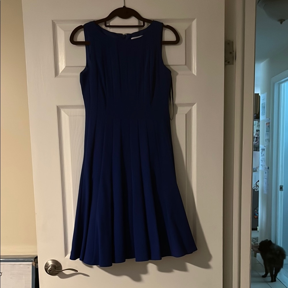 Calvin Klein Royal Blue Midi Dress